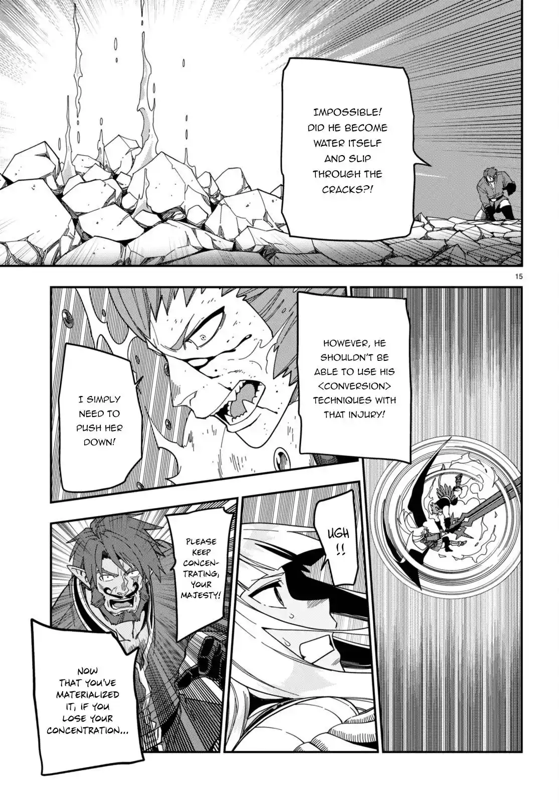 Konjiki no Moji Tsukai - Yuusha Yonin ni Makikomareta Unique Cheat Chapter 90