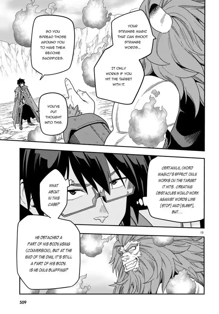 Konjiki no Moji Tsukai - Yuusha Yonin ni Makikomareta Unique Cheat Vol.12 Ch.091