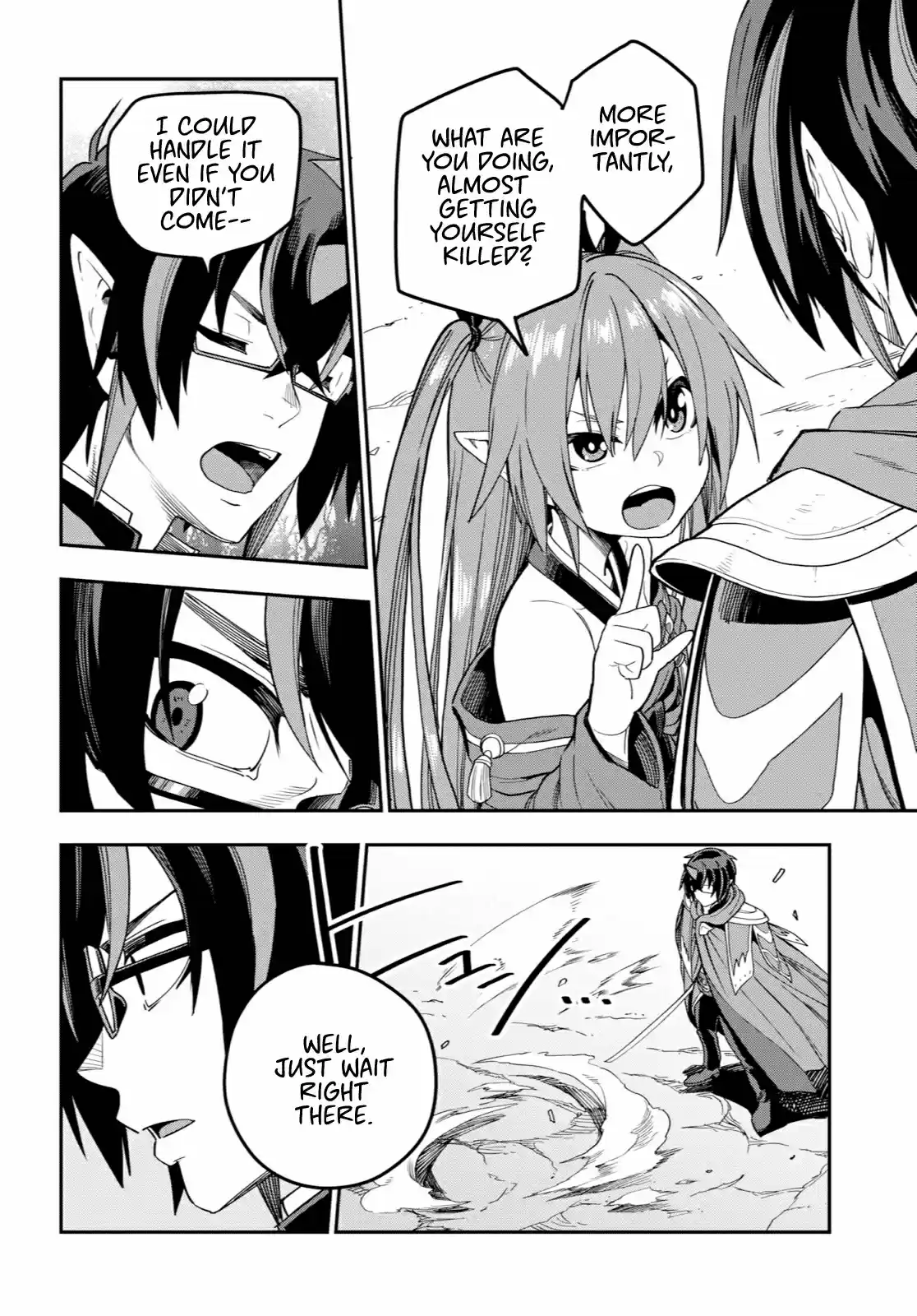 Konjiki no Word Master Yuusha Yonin ni Makikomareta Unique Cheat Ch. 52 Attack of the Insane Beastman, Part 2