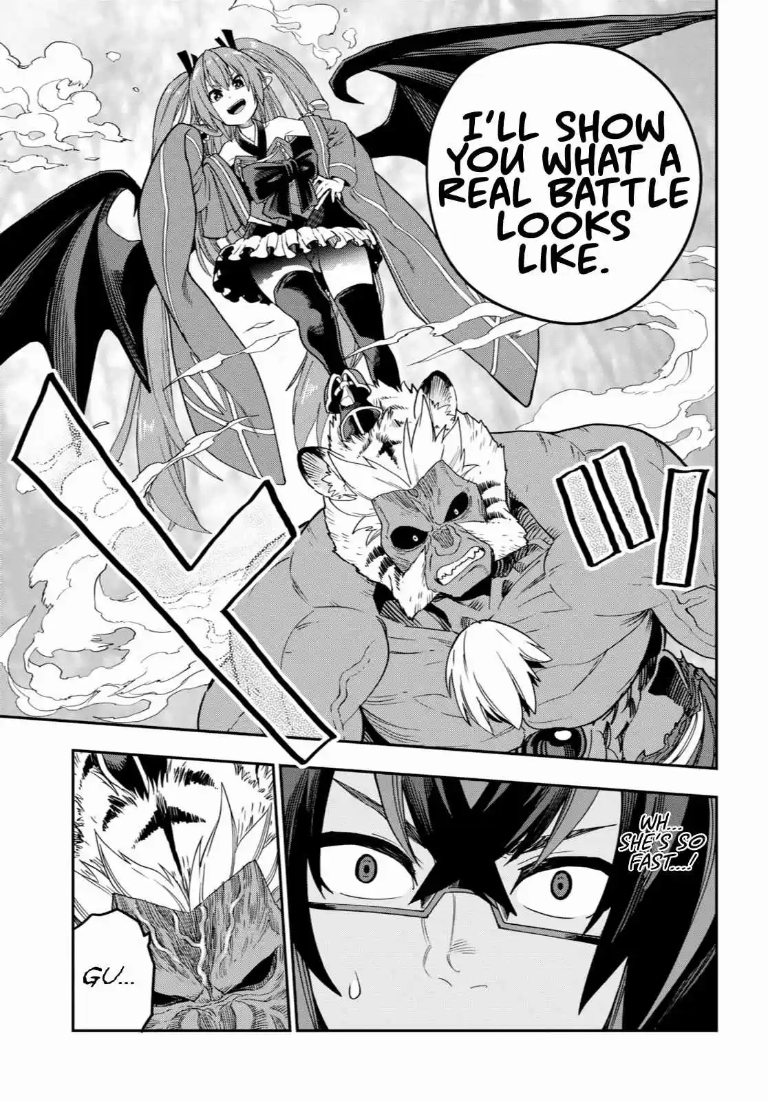 Konjiki no Word Master Yuusha Yonin ni Makikomareta Unique Cheat Ch. 52 Attack of the Insane Beastman, Part 2