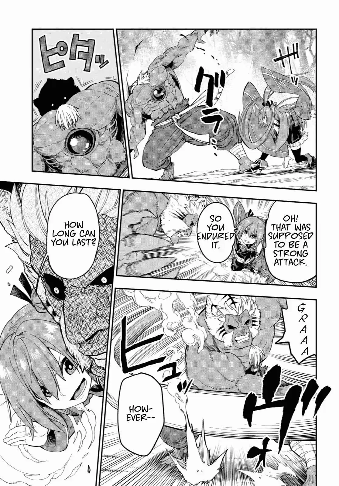 Konjiki no Word Master Yuusha Yonin ni Makikomareta Unique Cheat Ch. 52 Attack of the Insane Beastman, Part 2