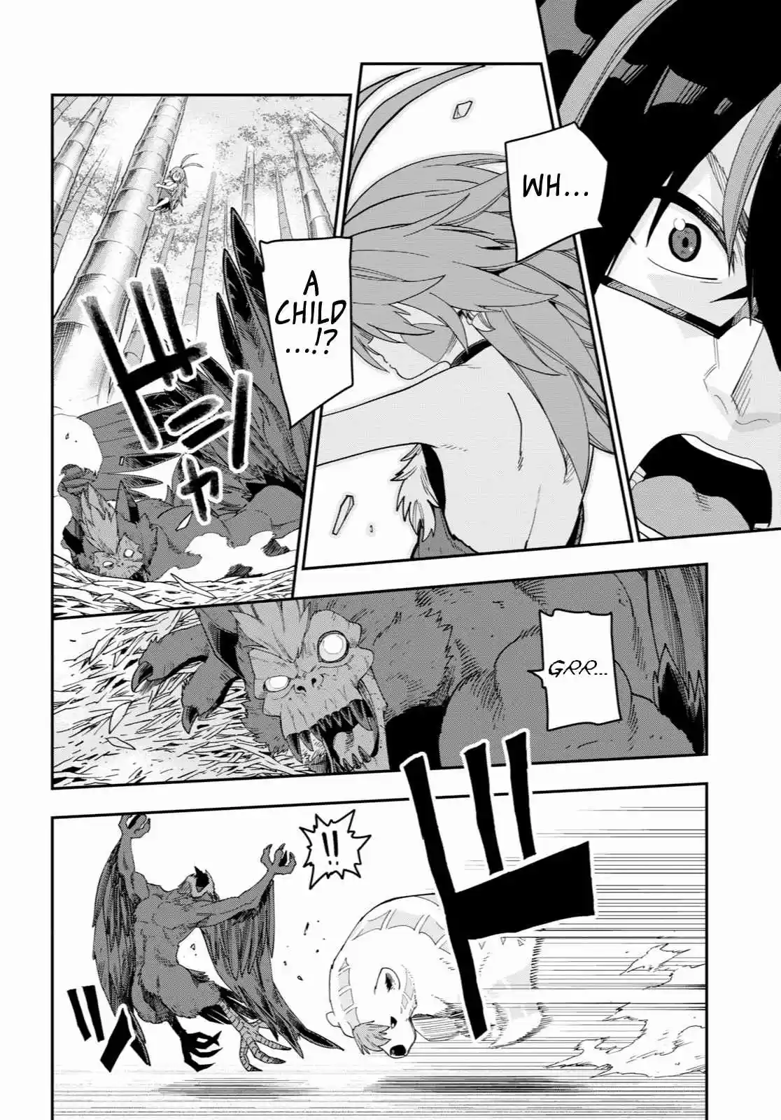 Konjiki no Word Master Yuusha Yonin ni Makikomareta Unique Cheat Ch. 53 A Child Raised by Monsters