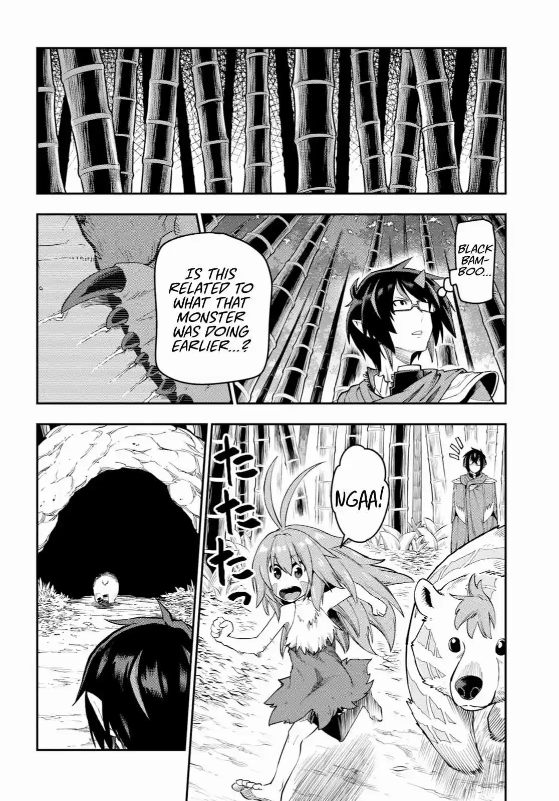 Konjiki no Word Master Yuusha Yonin ni Makikomareta Unique Cheat Ch. 53 A Child Raised by Monsters