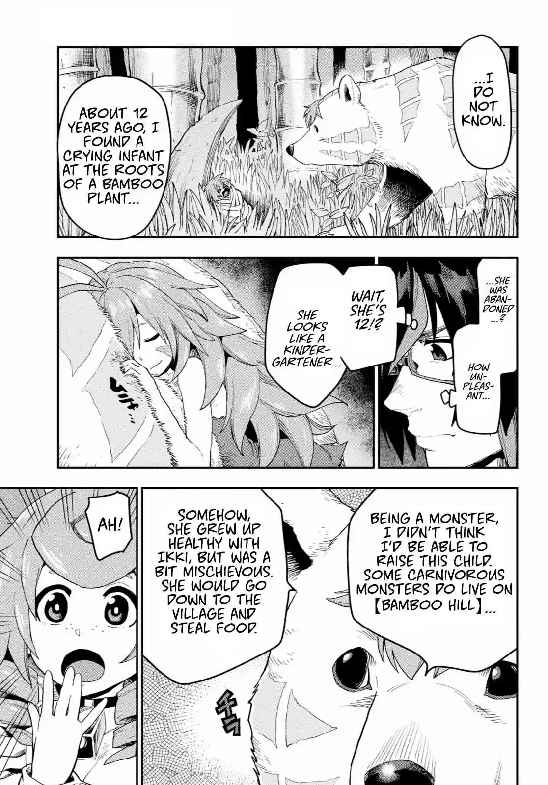 Konjiki no Word Master Yuusha Yonin ni Makikomareta Unique Cheat Ch. 53 A Child Raised by Monsters