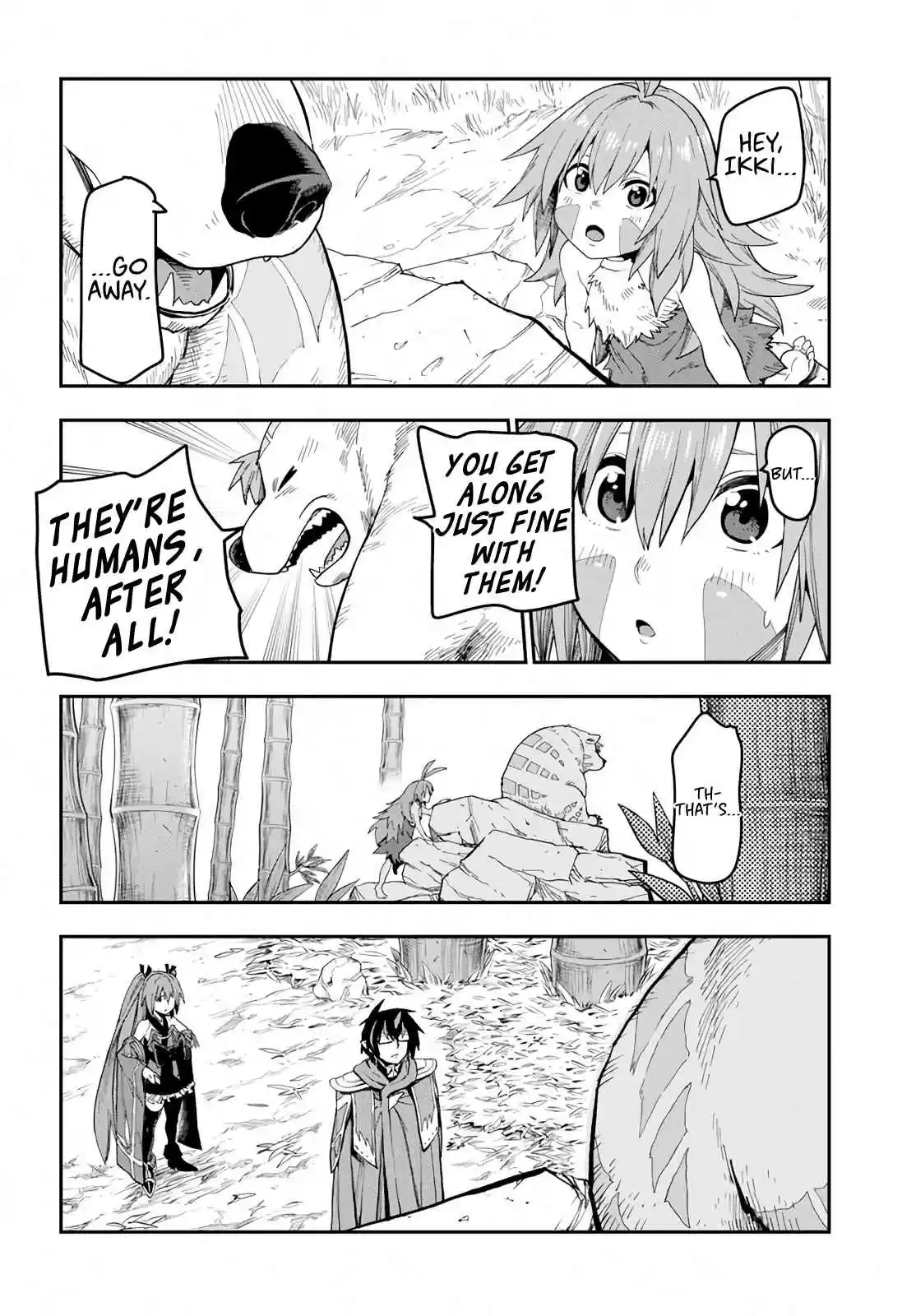 Konjiki no Word Master Yuusha Yonin ni Makikomareta Unique Cheat Ch. 54 A Child Raised by Monsters, Part 2