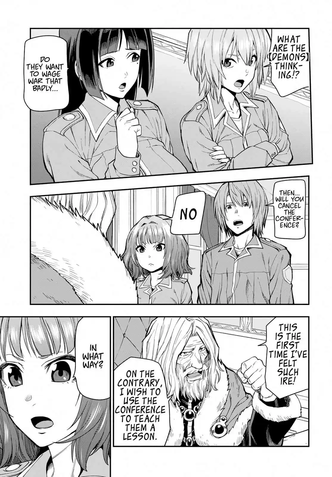 Konjiki no Word Master Yuusha Yonin ni Makikomareta Unique Cheat Ch. 61 Human Demon Alliance Conference, Part 3