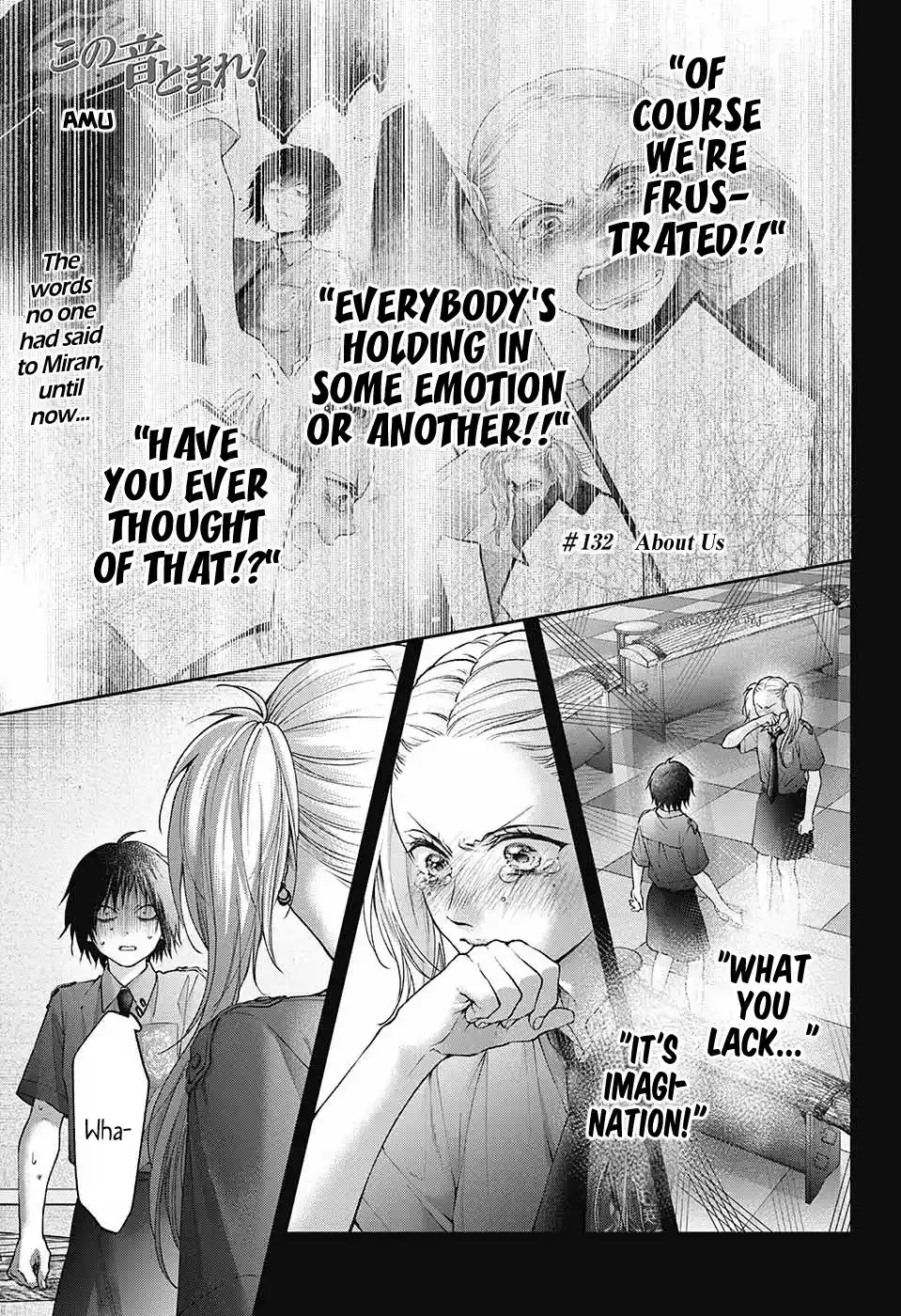 Kono Oto Tomare! Sounds Of Life Chapter 132