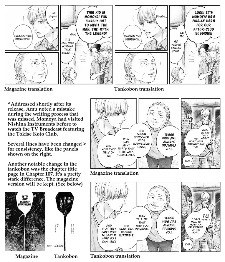 Kono Oto Tomare! Sounds Of Life Vol.26 Chapter 110.5