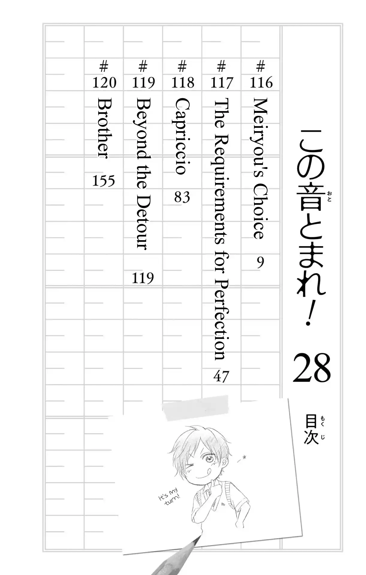 Kono Oto Tomare! Sounds Of Life Vol.28 Chapter 120.5