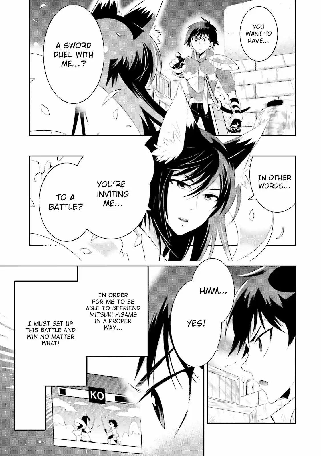 Kono Sekai ga Game da to Ore dake ga Shitteiru Ch. 15 1 vs 1