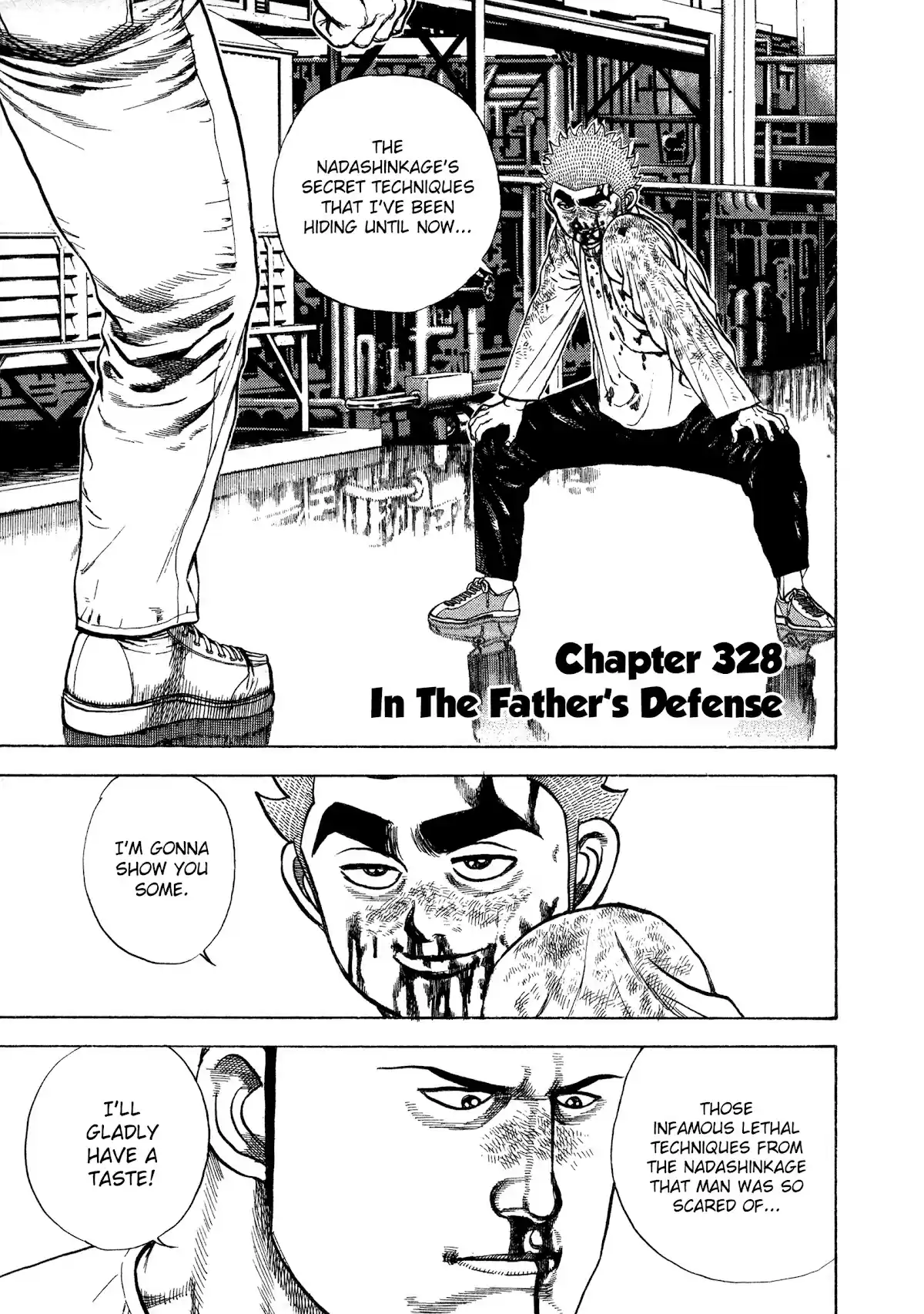 Koukou Tekkenden Tough Chapter 328