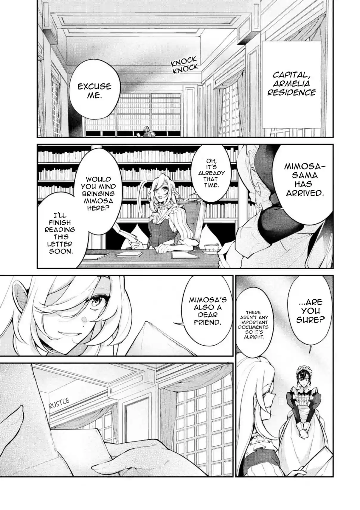 Koushaku Reijou no Tashinami Vol. 5 Ch. 36.1