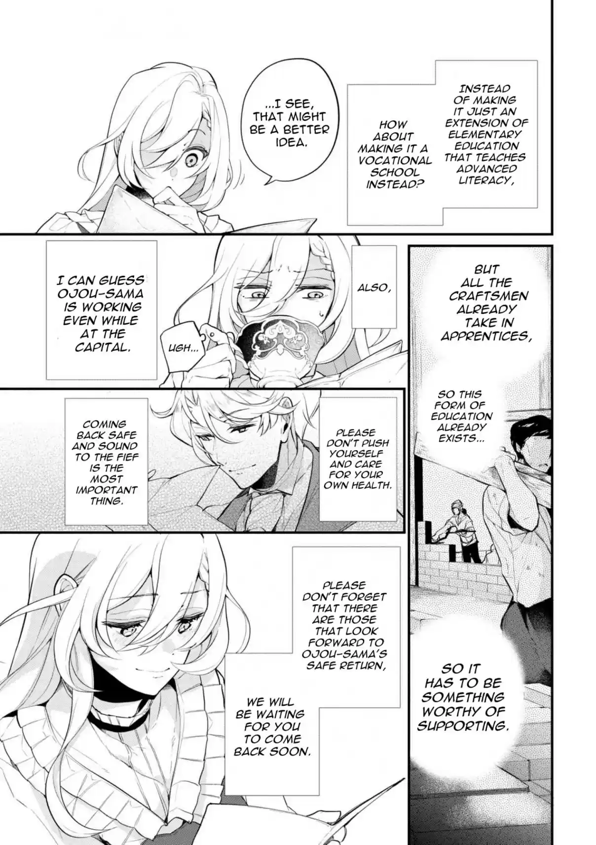 Koushaku Reijou no Tashinami Vol. 5 Ch. 36.1