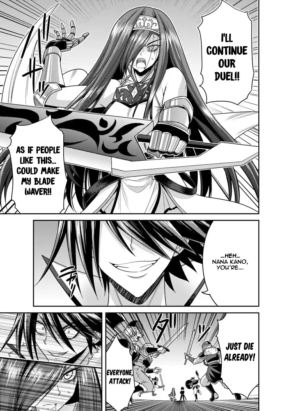 Kujibiki Tokushou Musou Harem-Ken Vol.4 Chapter 15.1: Brave Women! Put An End To The Barbarian Army's Ambition! Part I