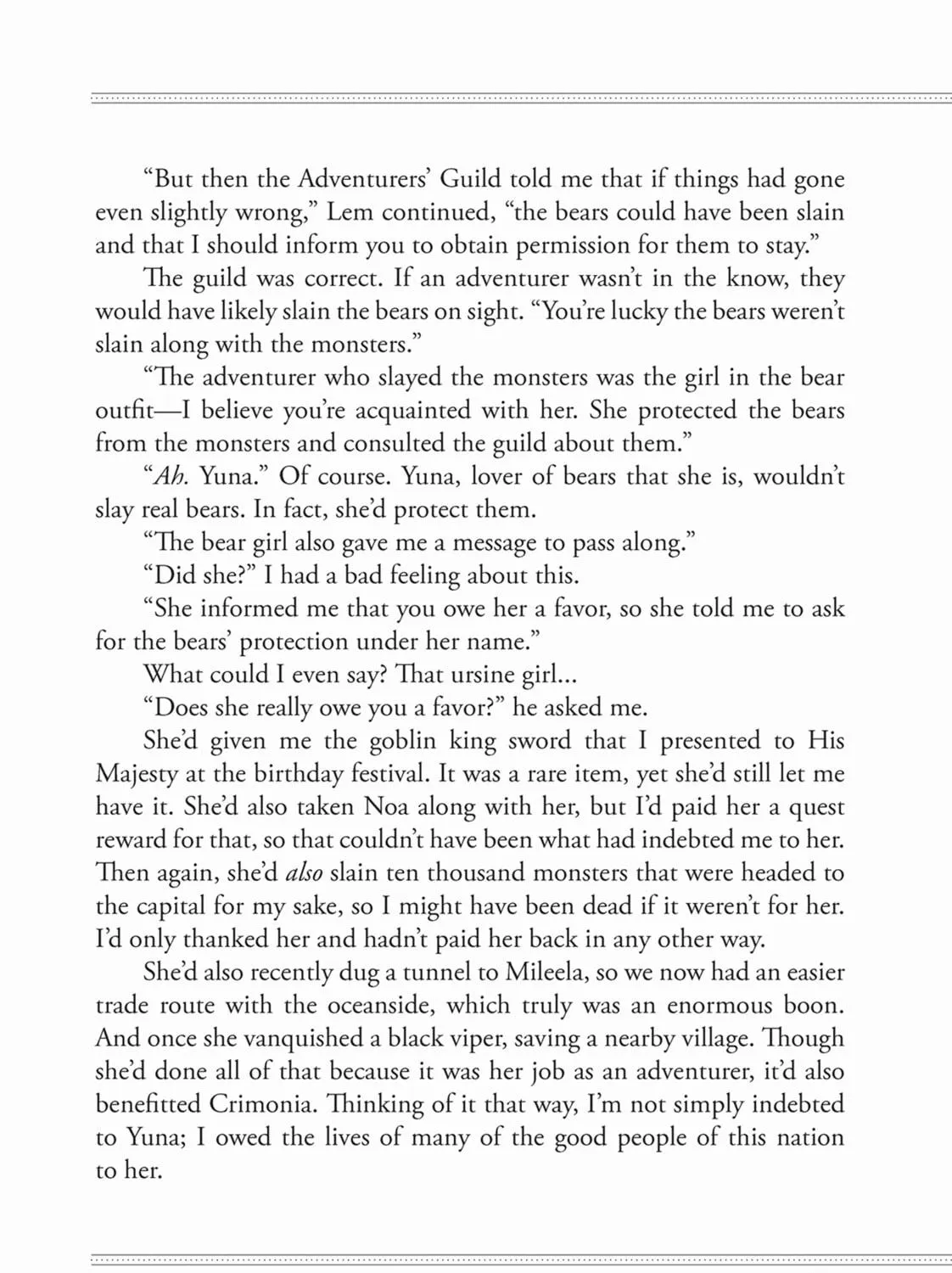 Kuma Kuma Kuma Bear Chapter 90.5