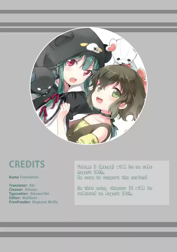 Kuma Kuma Kuma Bear Vol. 3 Ch. 30