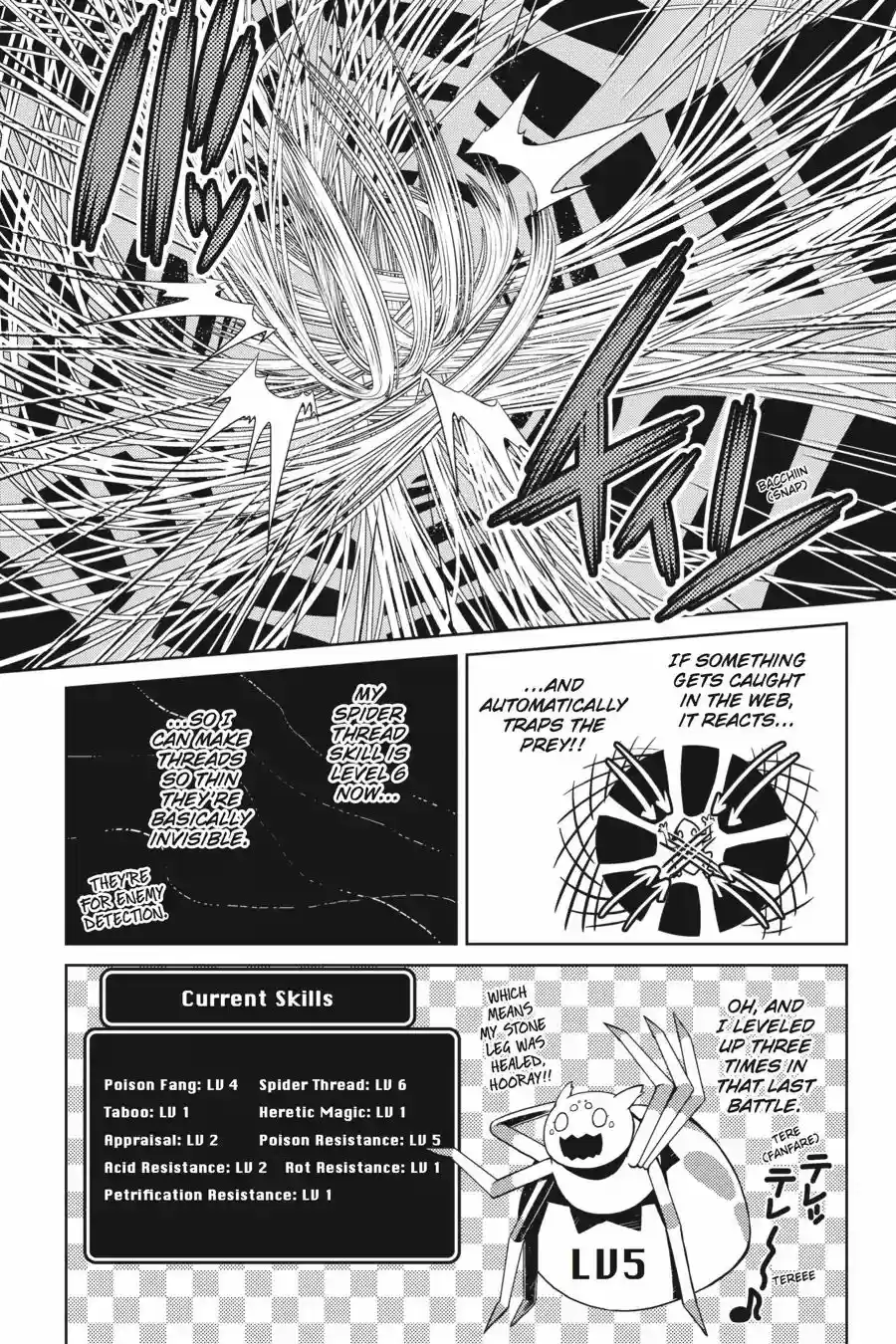 Kumo desu ga, nani ka? Chapter 5