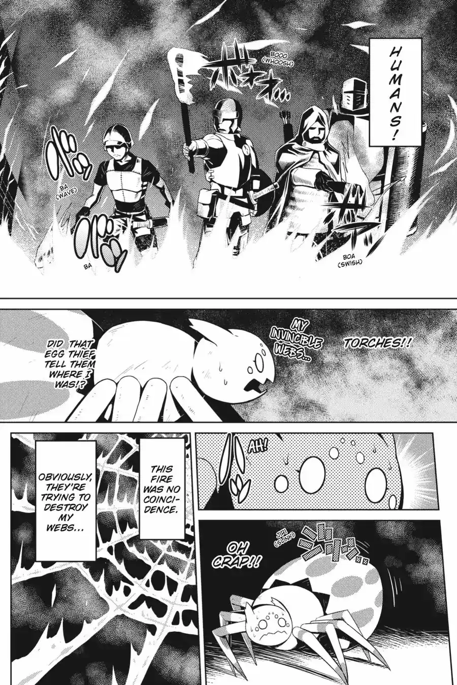 Kumo desu ga, nani ka? Chapter 5