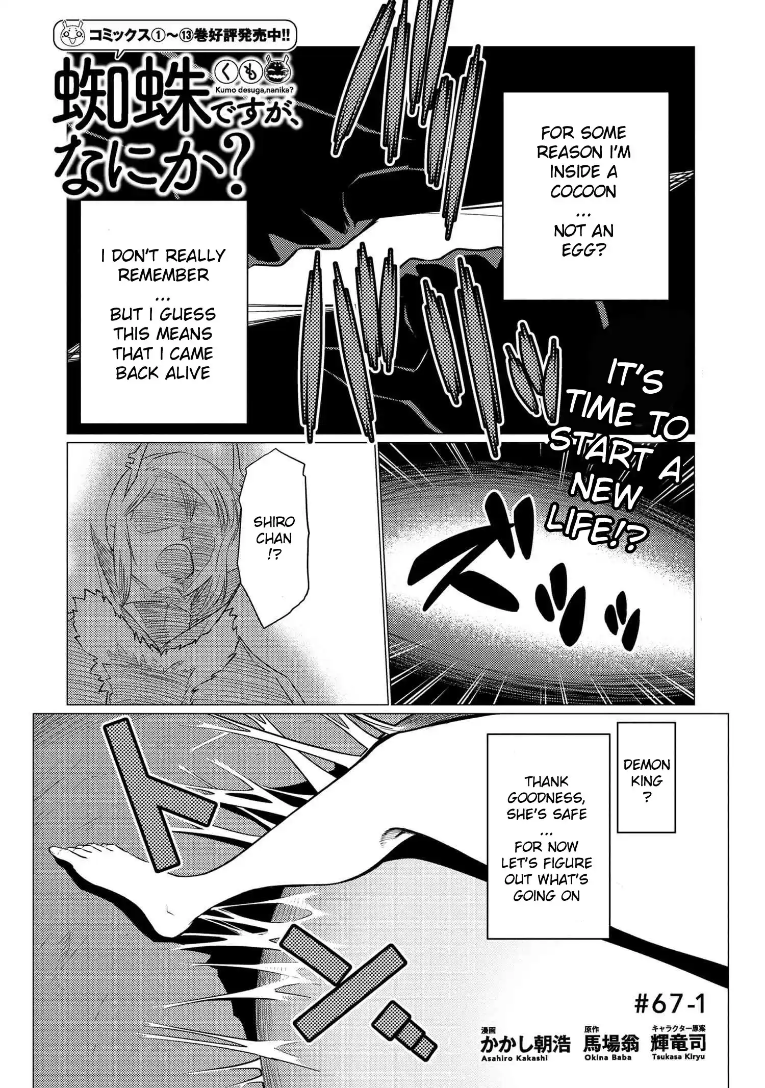 Kumo Desu ga, Nani ka? Chapter 67.1