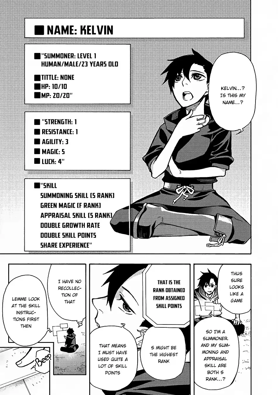 Kuro no Shoukanshi ch.1