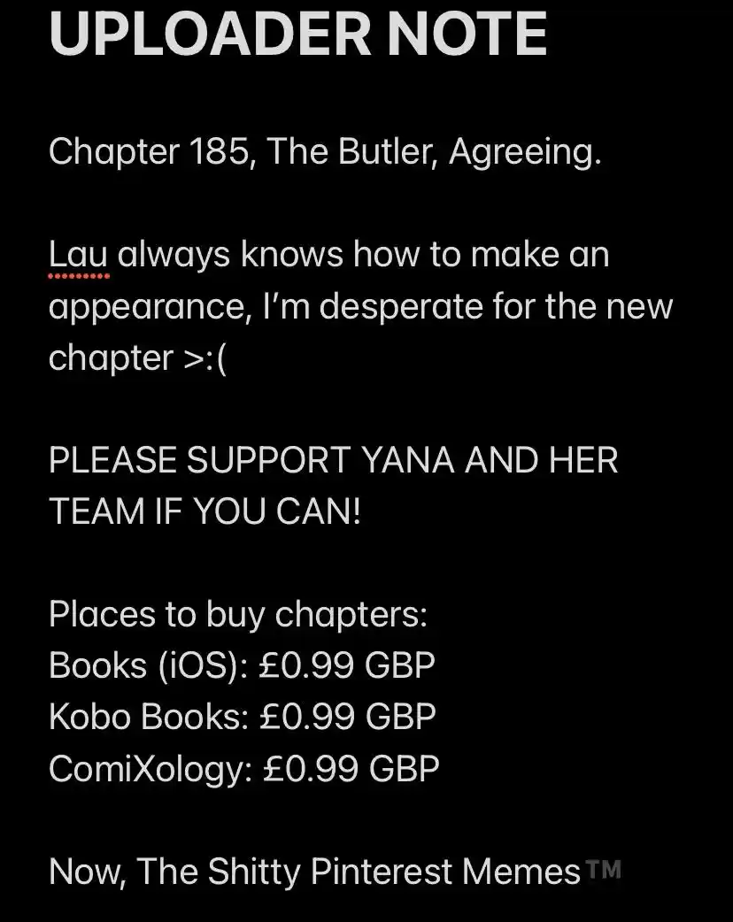 Kuroshitsuji Chapter 185