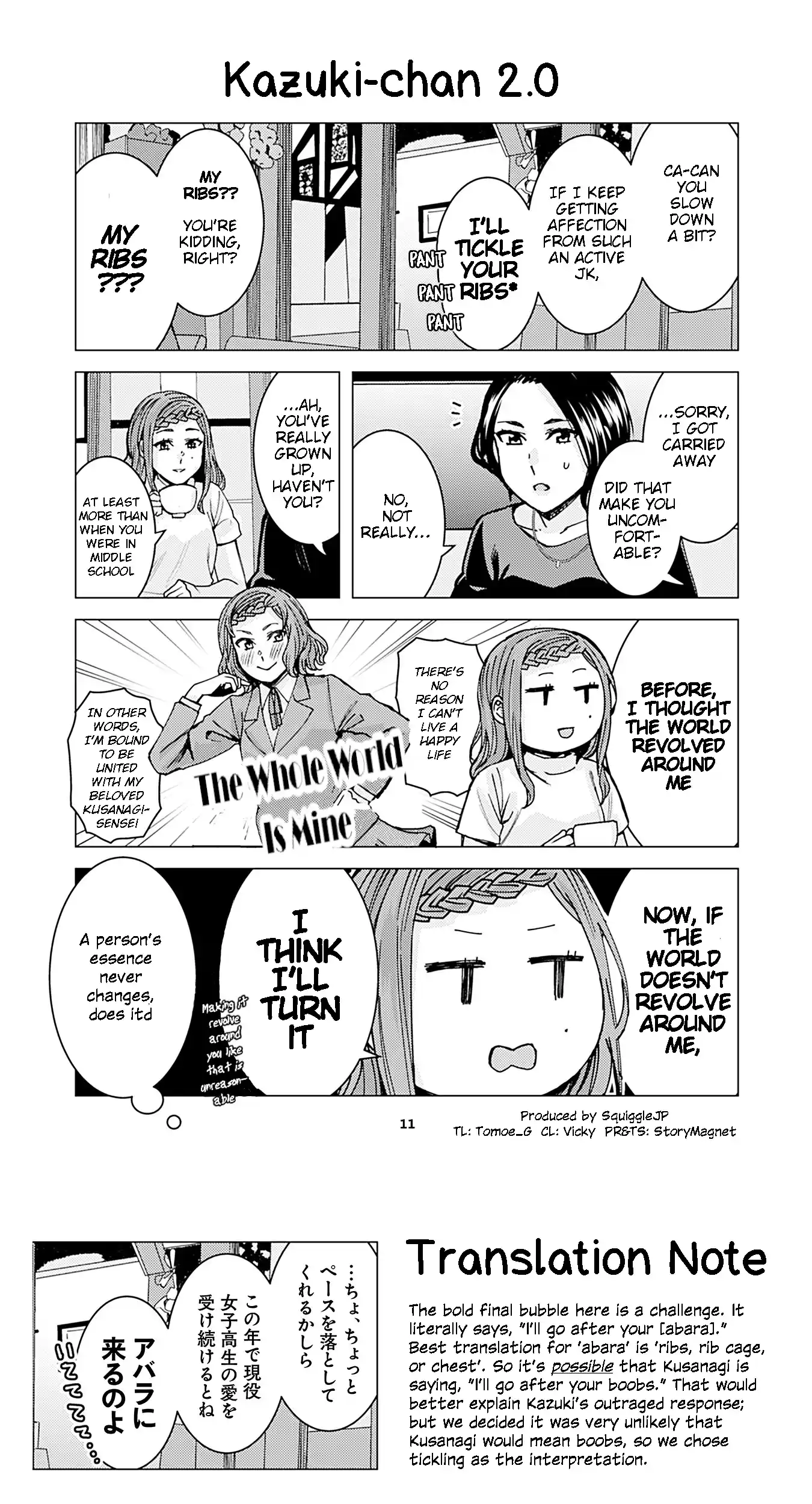 Kusanagi-sensei Is Being Tested 247