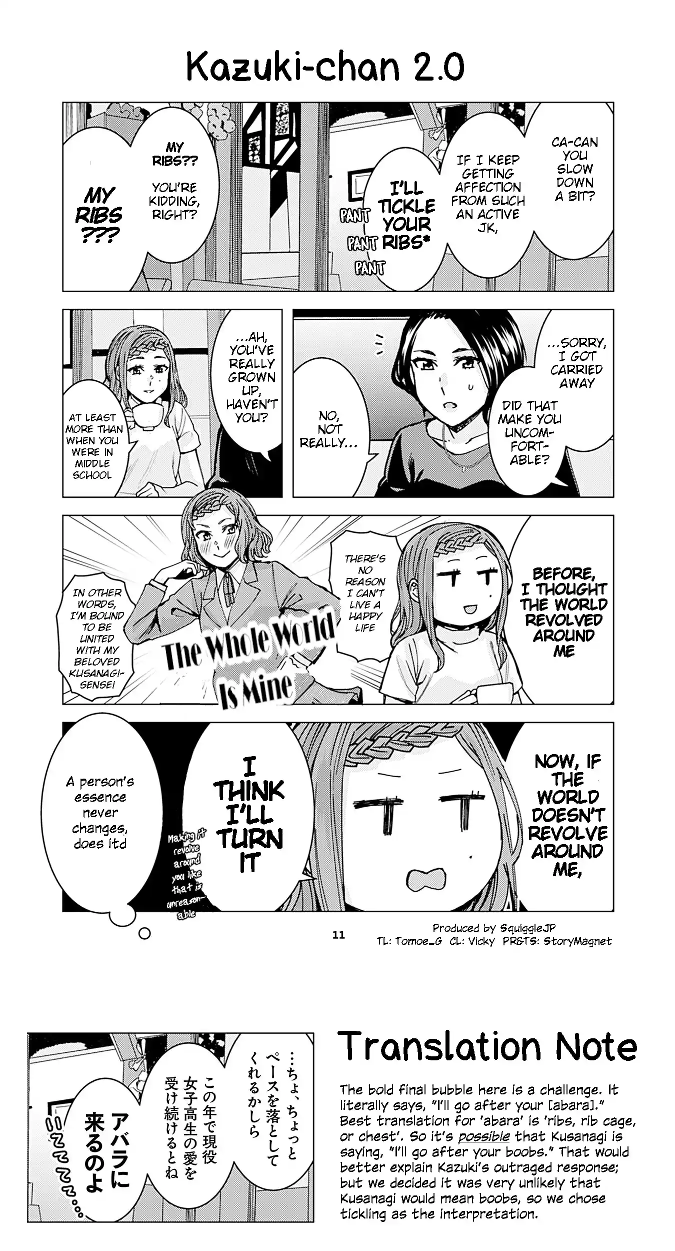 Kusanagi-sensei Is Being Tested 247