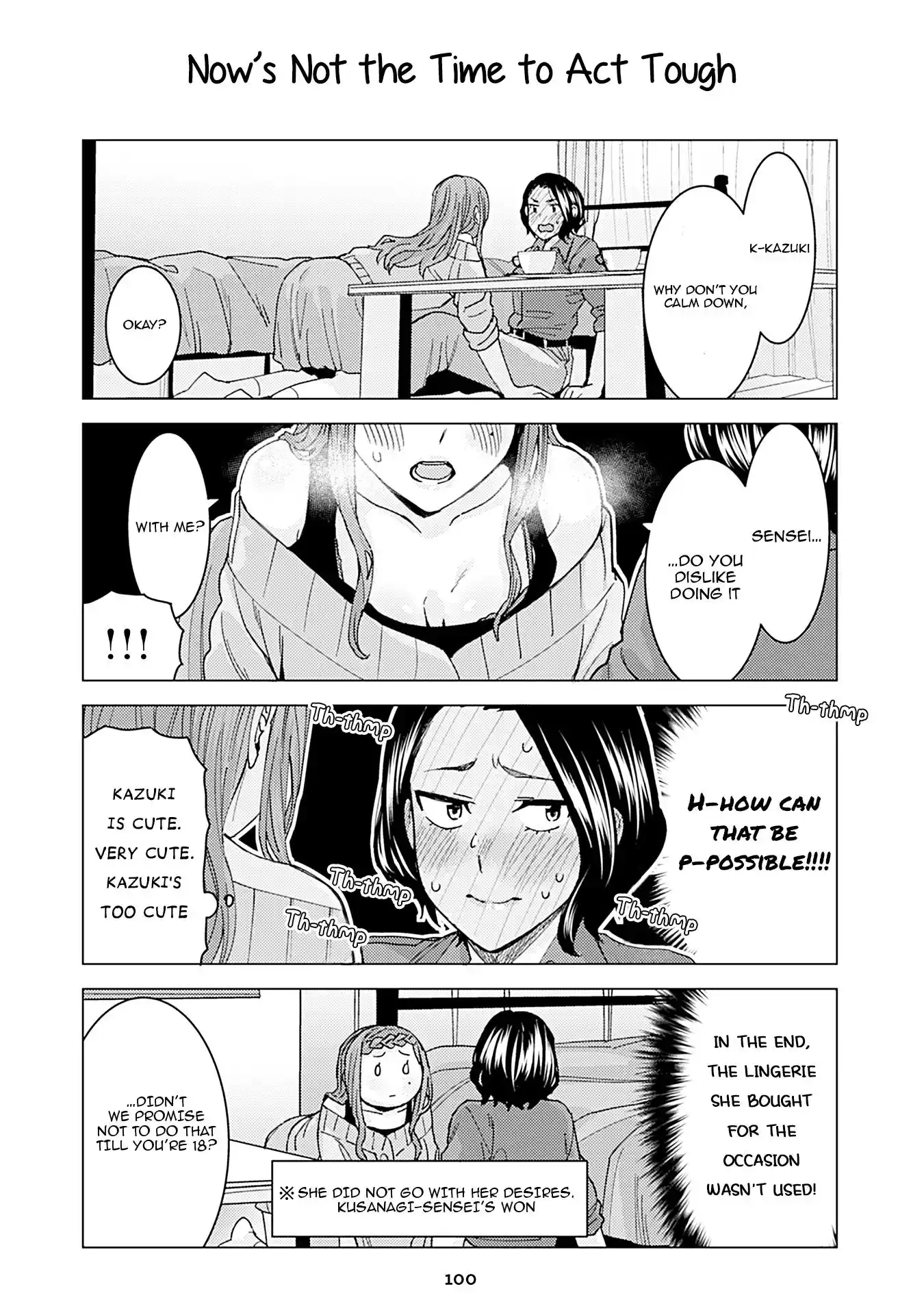 Kusanagi-sensei Is Being Tested 327