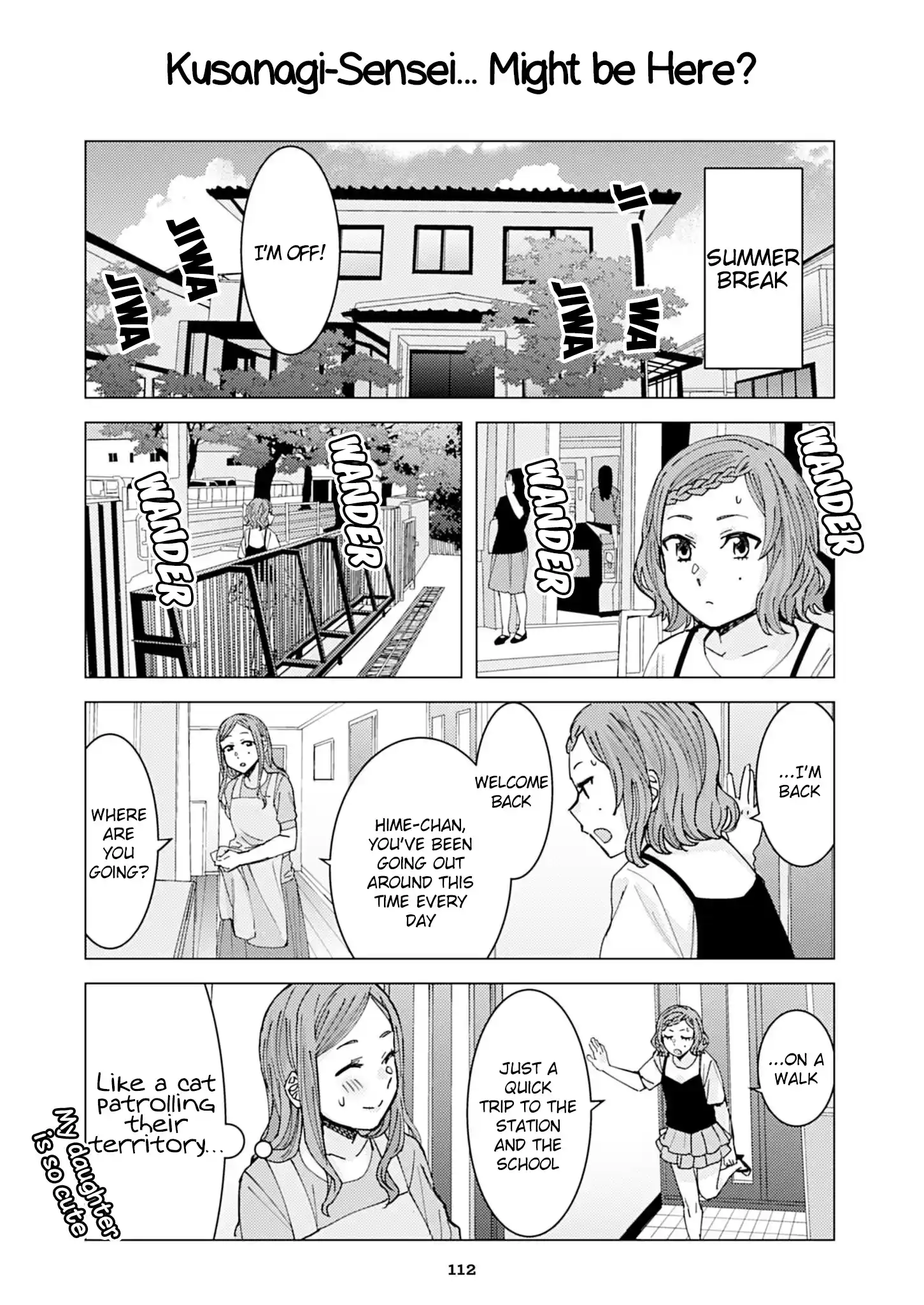 Kusanagi-sensei Is Being Tested 97