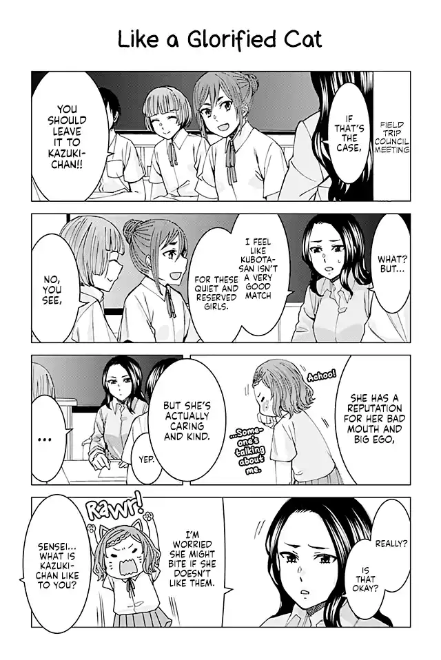 Kusanagi sensei is Being Tested Ch. 65 Like a Glorified Cat