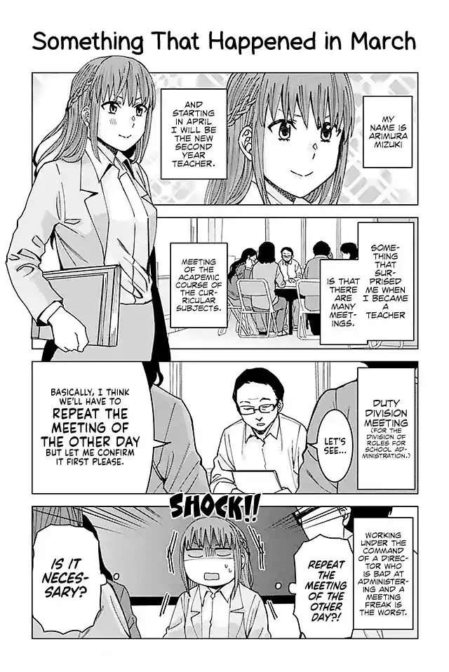 Kusanagi sensei is Being Tested Ch. 81 Something That Happened in March