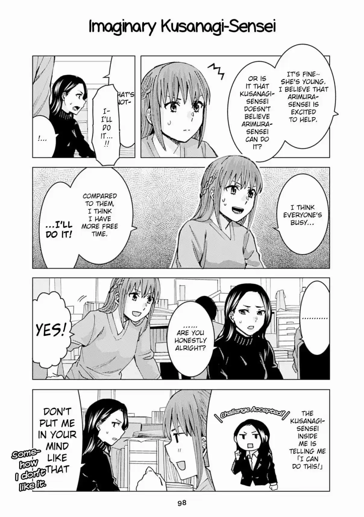 Kusanagi sensei is Being Tested Ch. 85 Imaginary Kusanagi Sensei