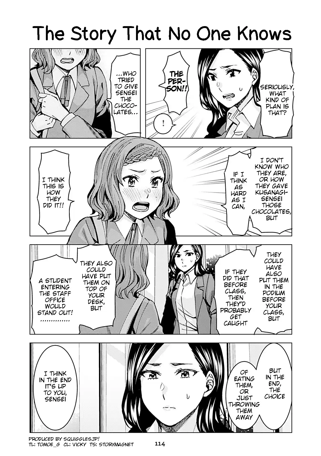 Kusanagi-Sensei Is Being Tested Chapter 220