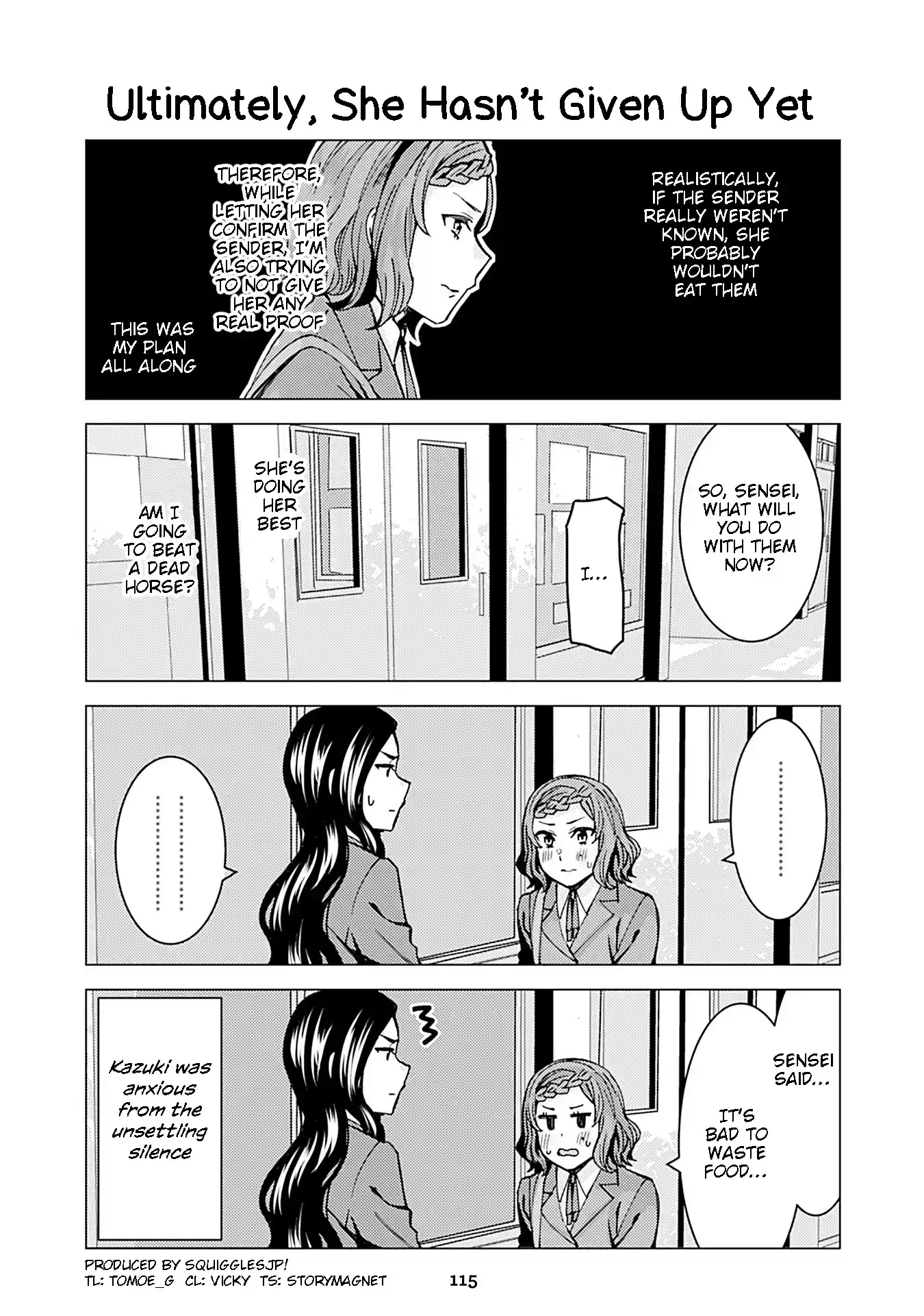 Kusanagi-Sensei Is Being Tested Chapter 221