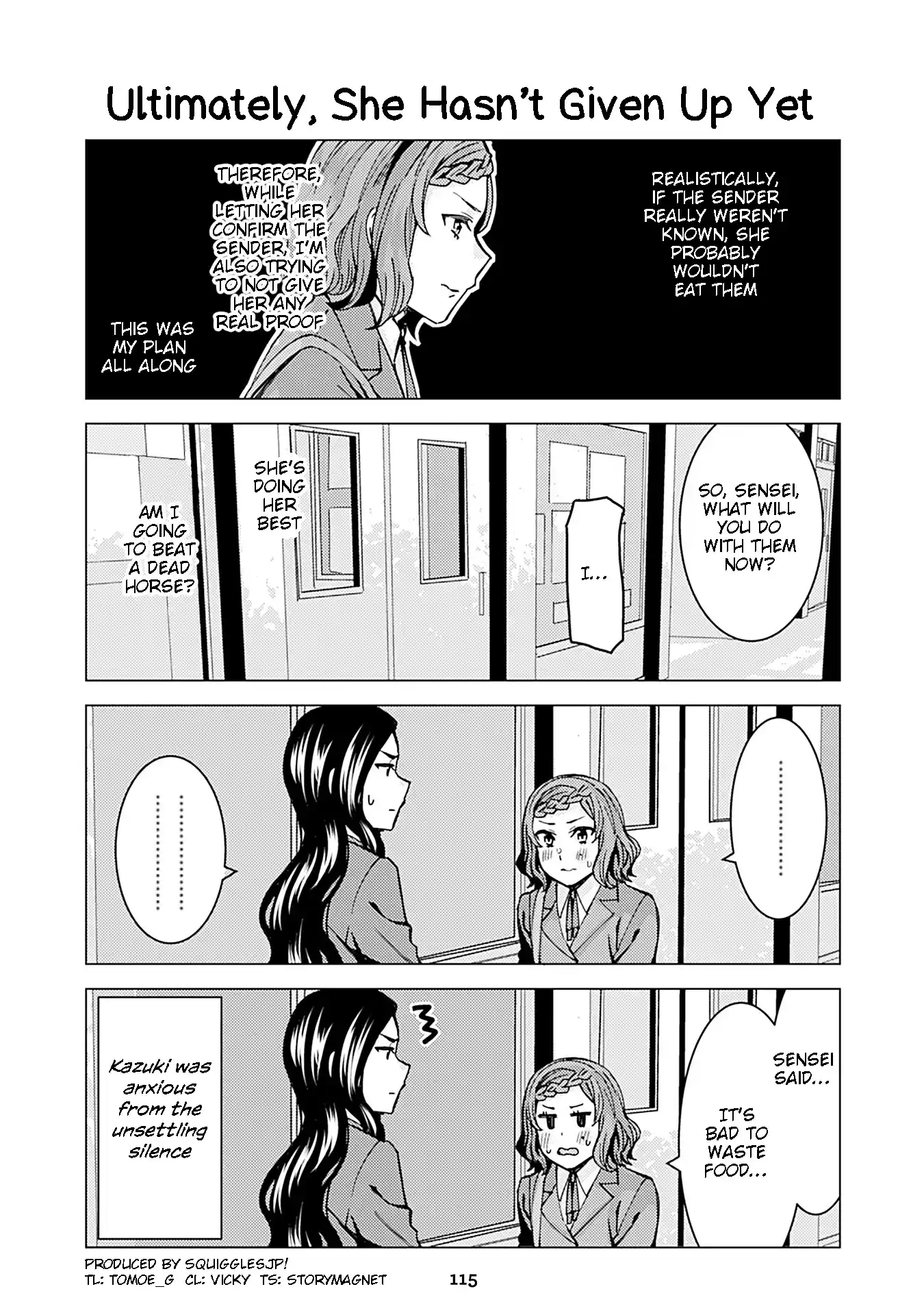 Kusanagi-Sensei Is Being Tested Chapter 221