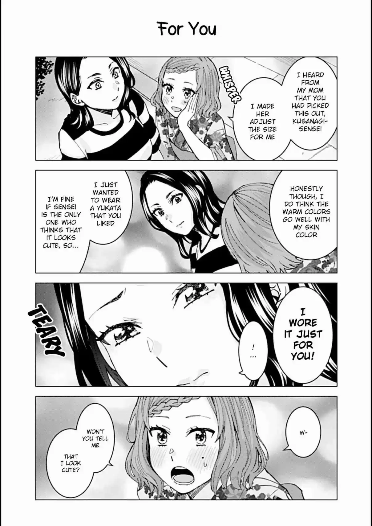 Kusanagi sensei is Being Tested Vol. 1 Ch. 110 For You