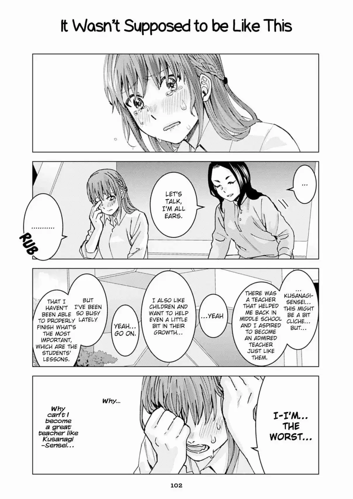 Kusanagi sensei is Being Tested Vol. 1 Ch. 89 It Wasn't Supposed to be Like This