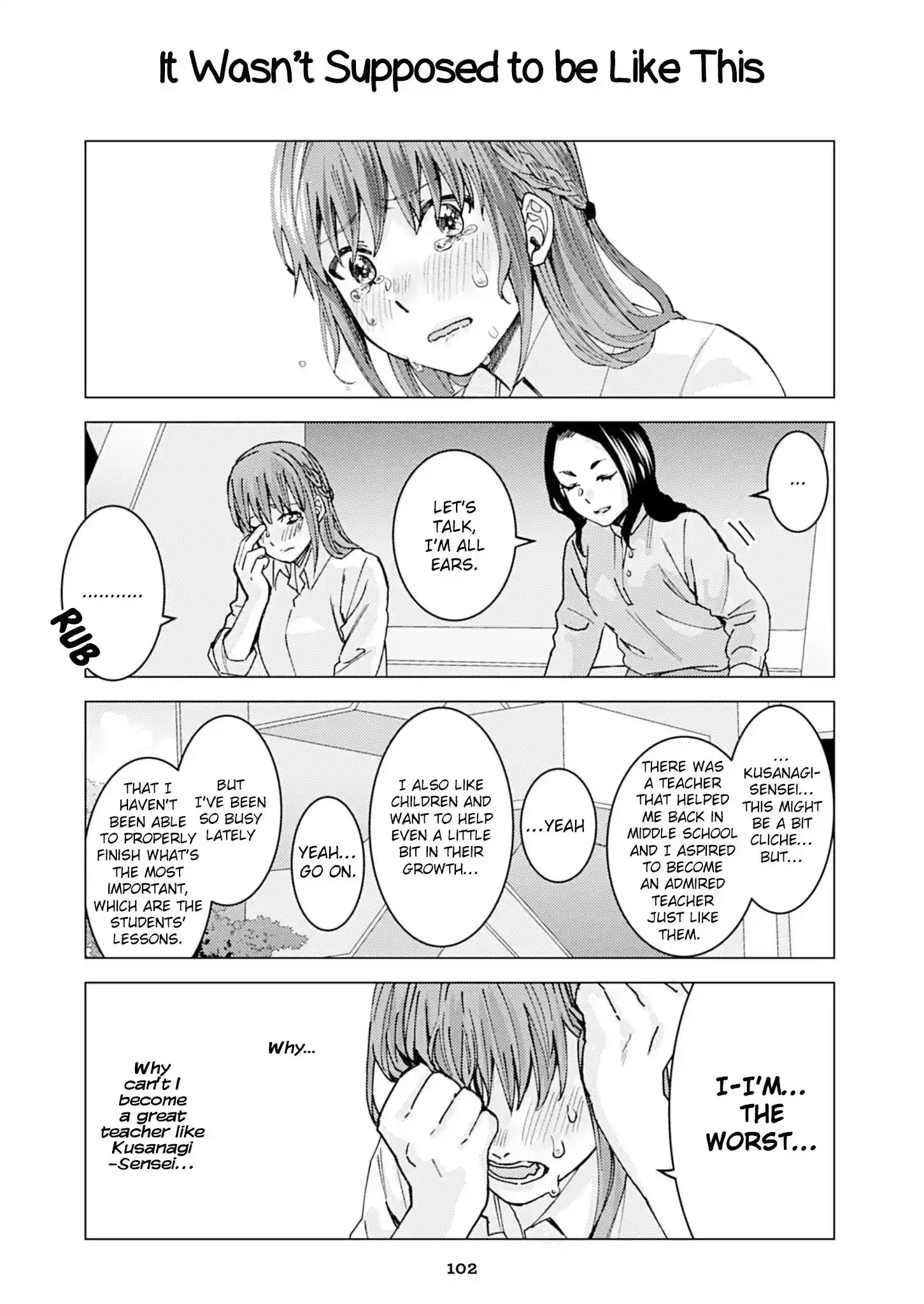 Kusanagi sensei is Being Tested Vol. 1 Ch. 89 It Wasn't Supposed to be Like This