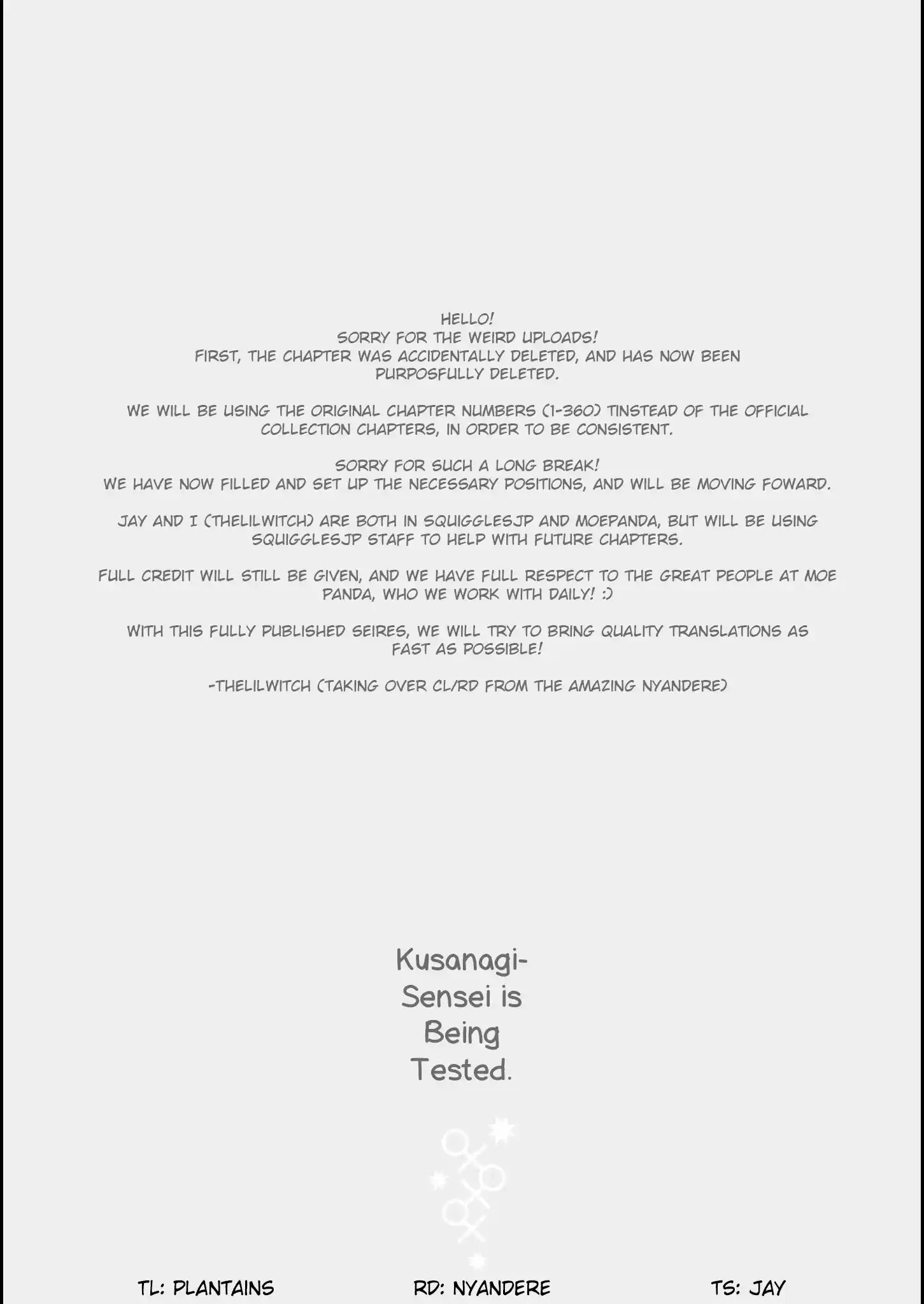 Kusanagi sensei is Being Tested Vol. 2 Ch. 121 Hero