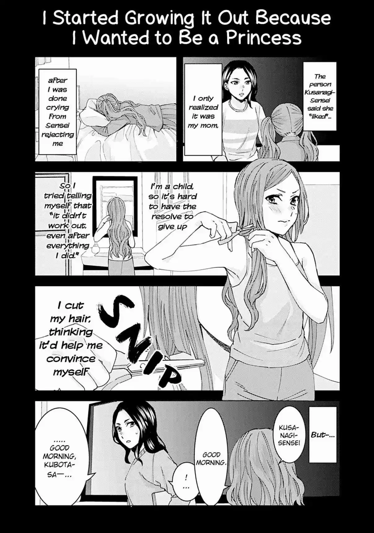 Kusanagi sensei is Being Tested Vol. 2 Ch. 125 I Started Growing It Out Because I Wanted to Be a Princess