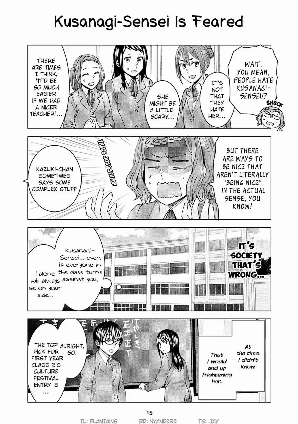 Kusanagi sensei is Being Tested Vol. 2 Ch. 129 Kusanagi Sensei is Feared