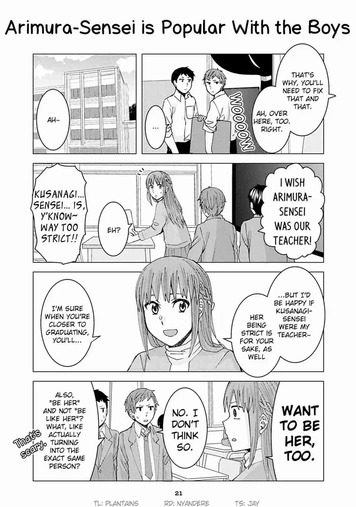 Kusanagi sensei Is Being Tested Vol. 2 Ch. 135 Arimura Sensei is Popular With the Boys