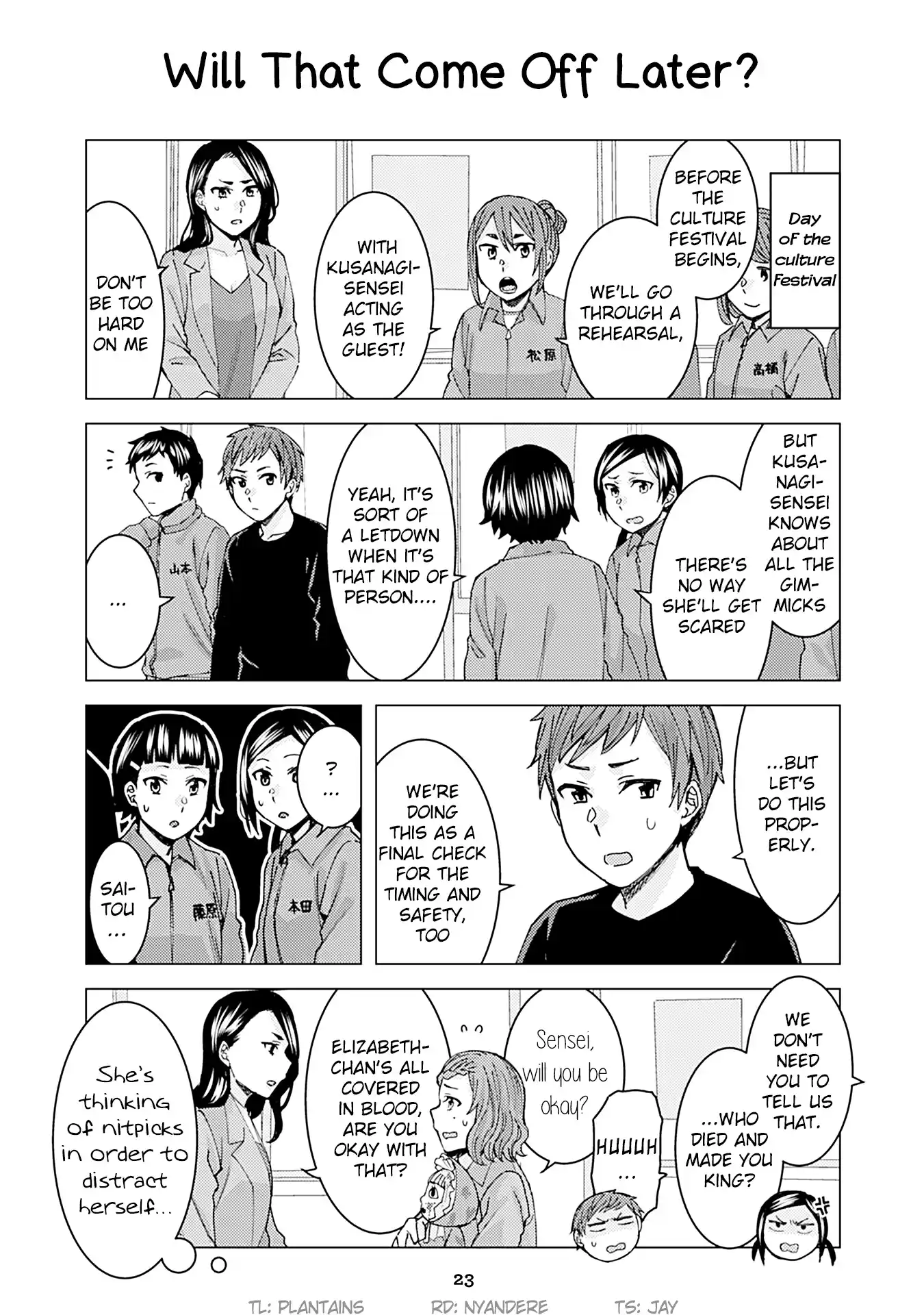 Kusanagi sensei Is Being Tested Vol. 2 Ch. 137 Will That Come Off Later?