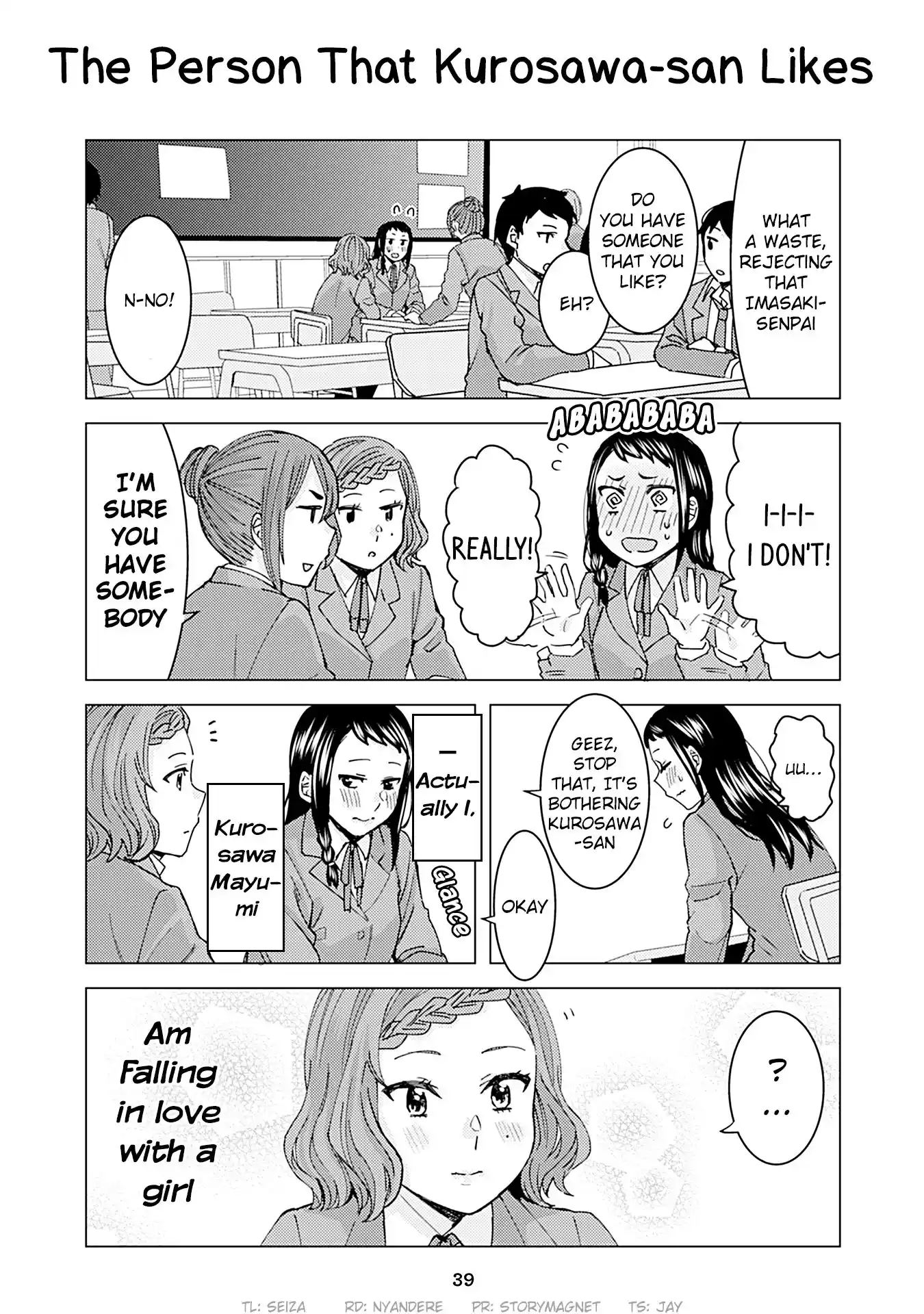 Kusanagi sensei Is Being Tested Vol. 2 Ch. 150 The Person Kurosawa san Likes