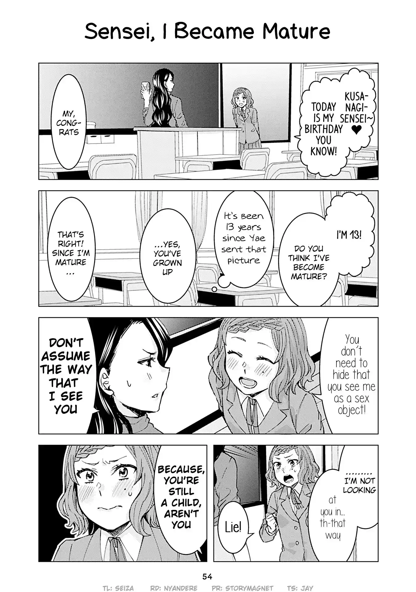 Kusanagi sensei Is Being Tested Vol. 2 Ch. 164 Sensei, I Became Mature