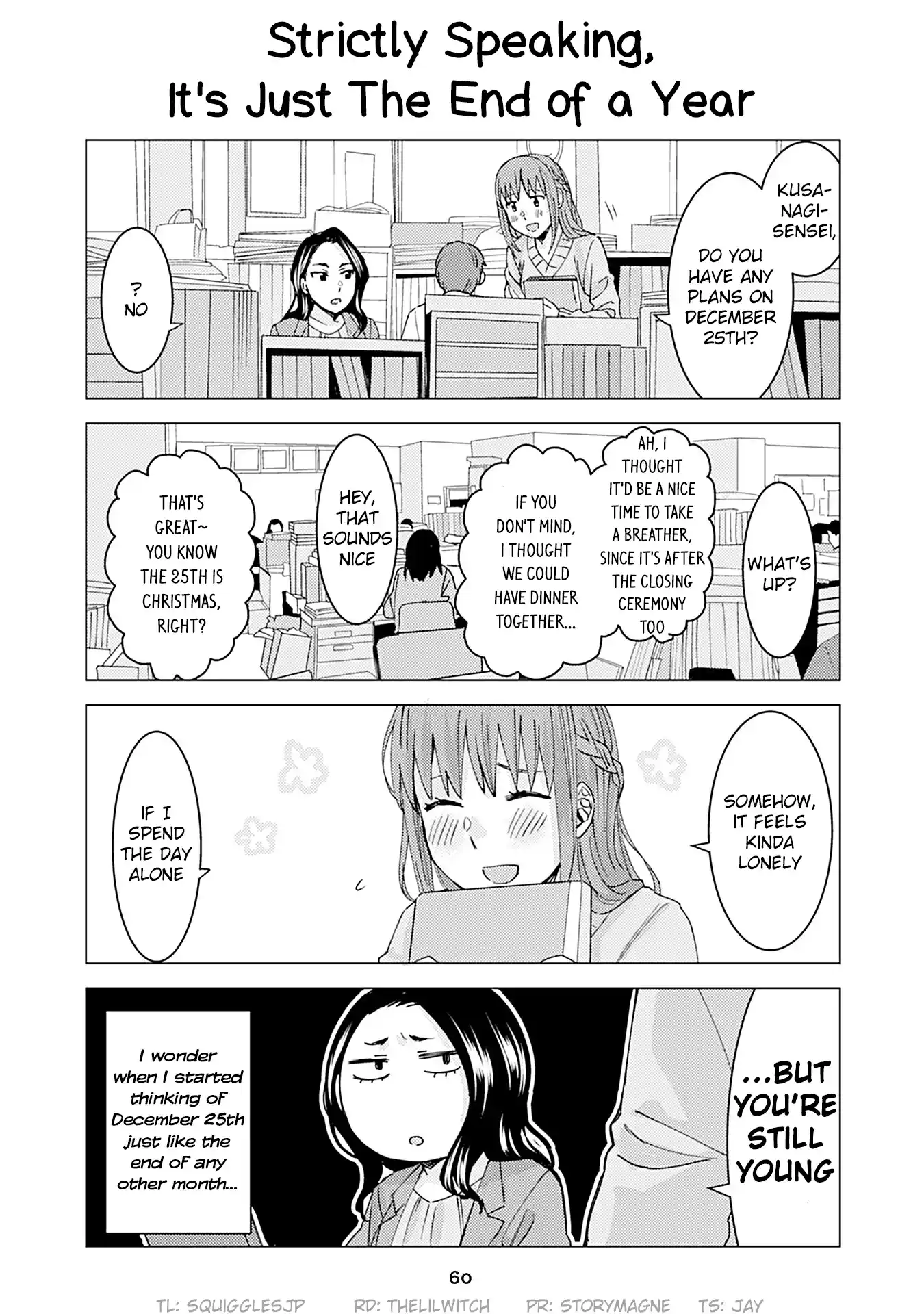 Kusanagi sensei Is Being Tested Vol. 2 Ch. 169 Strictly Speaking, It's Just The End of a Year