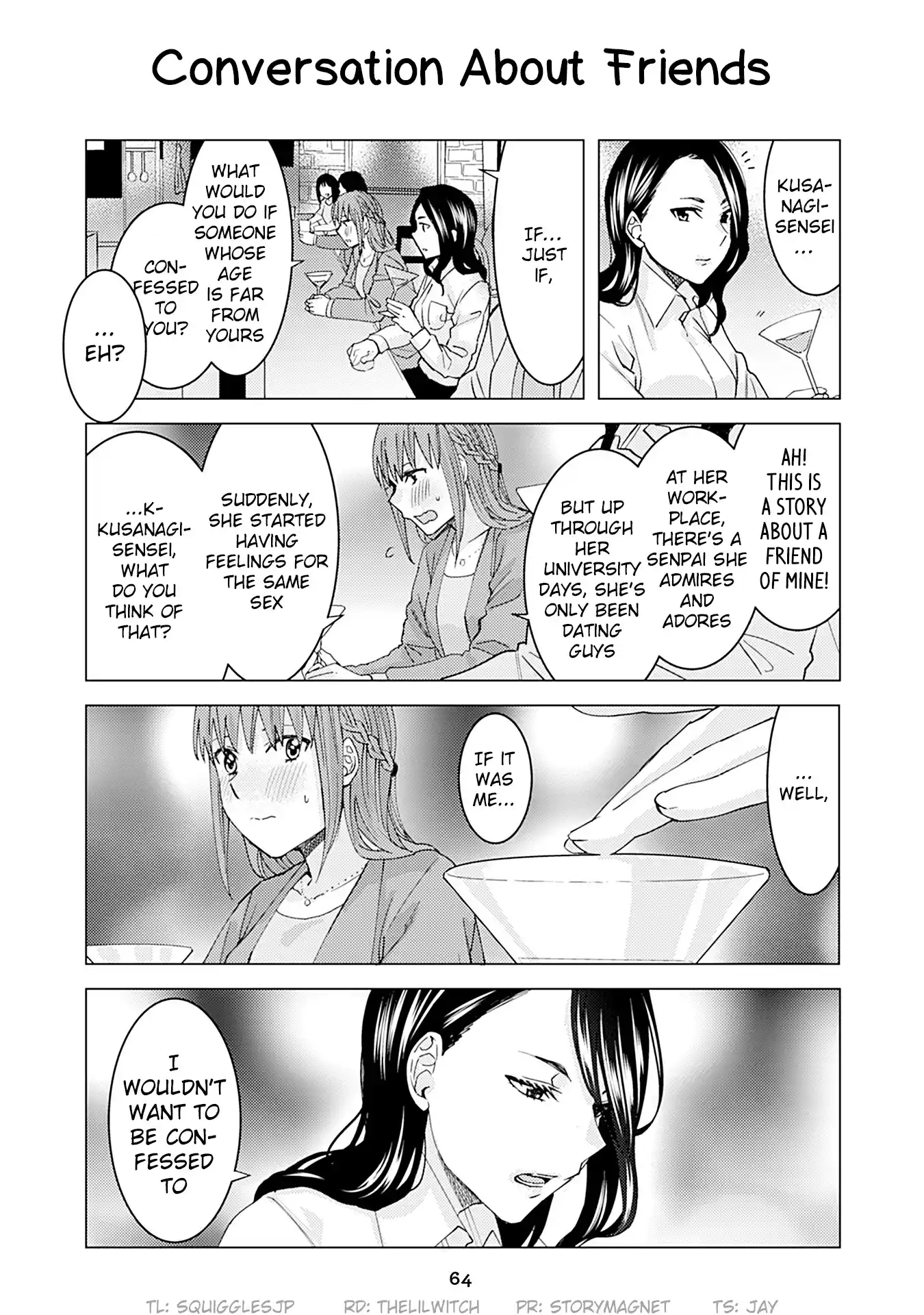 Kusanagi sensei Is Being Tested Vol. 2 Ch. 173 Conversation About Friends