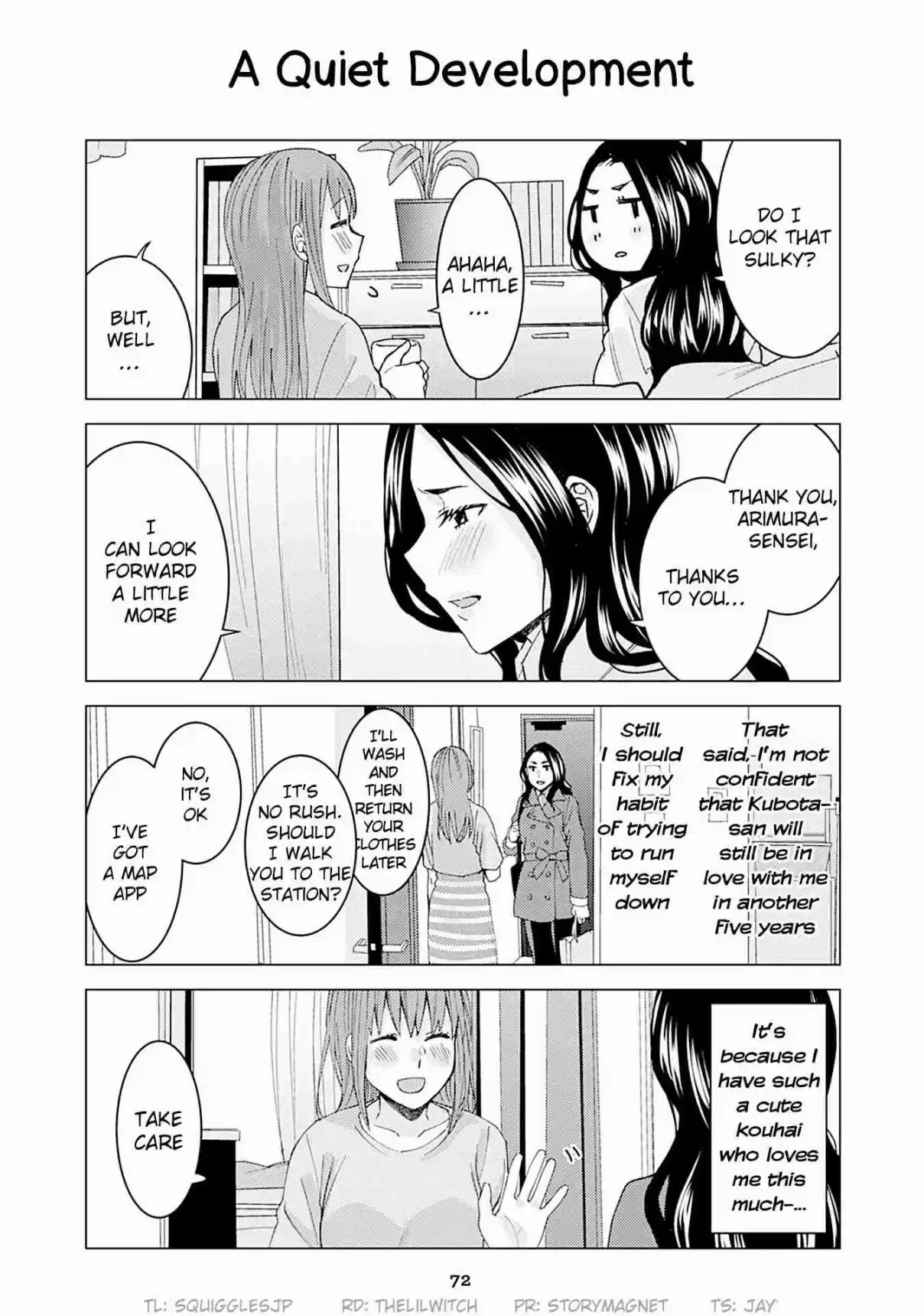 Kusanagi sensei Is Being Tested Vol. 2 Ch. 181 A Quiet Development