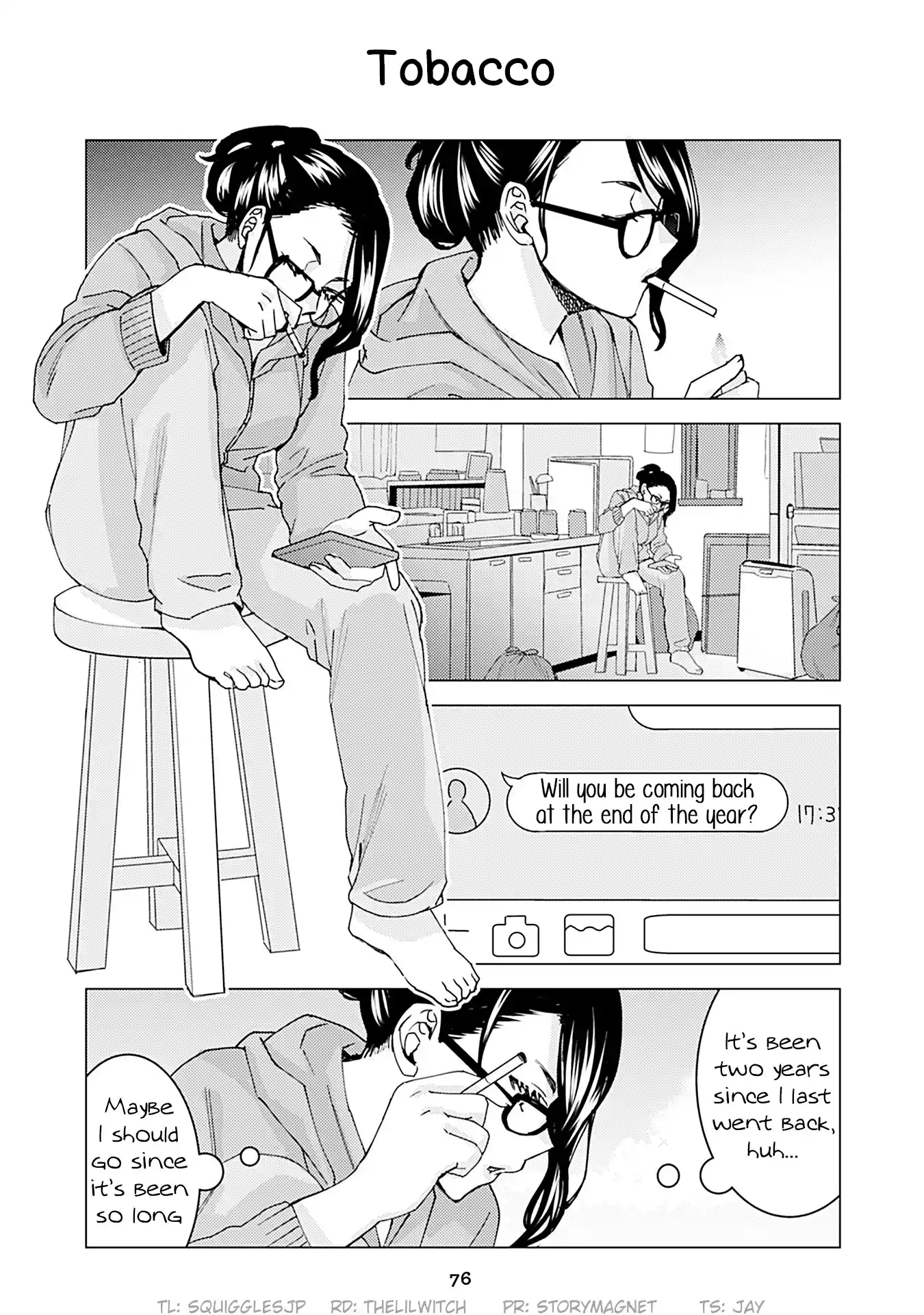 Kusanagi sensei Is Being Tested Vol. 2 Ch. 184 Tobacco