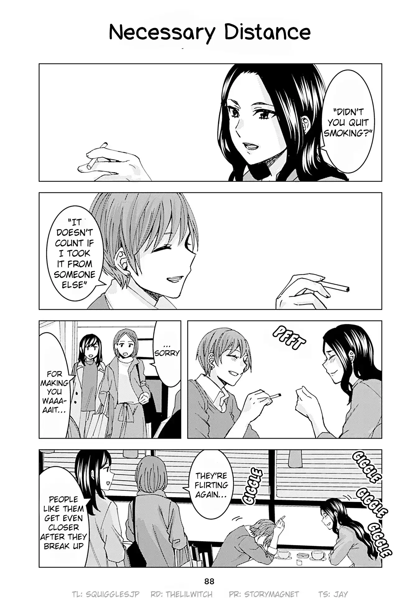 Kusanagi sensei Is Being Tested Vol. 2 Ch. 196 Necessary Distance